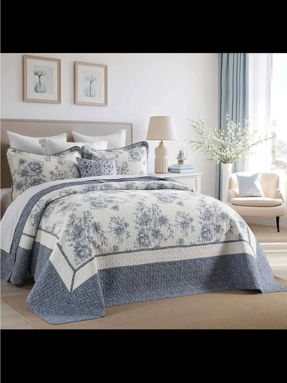 Botanical Oversized King Bedspreads 120
